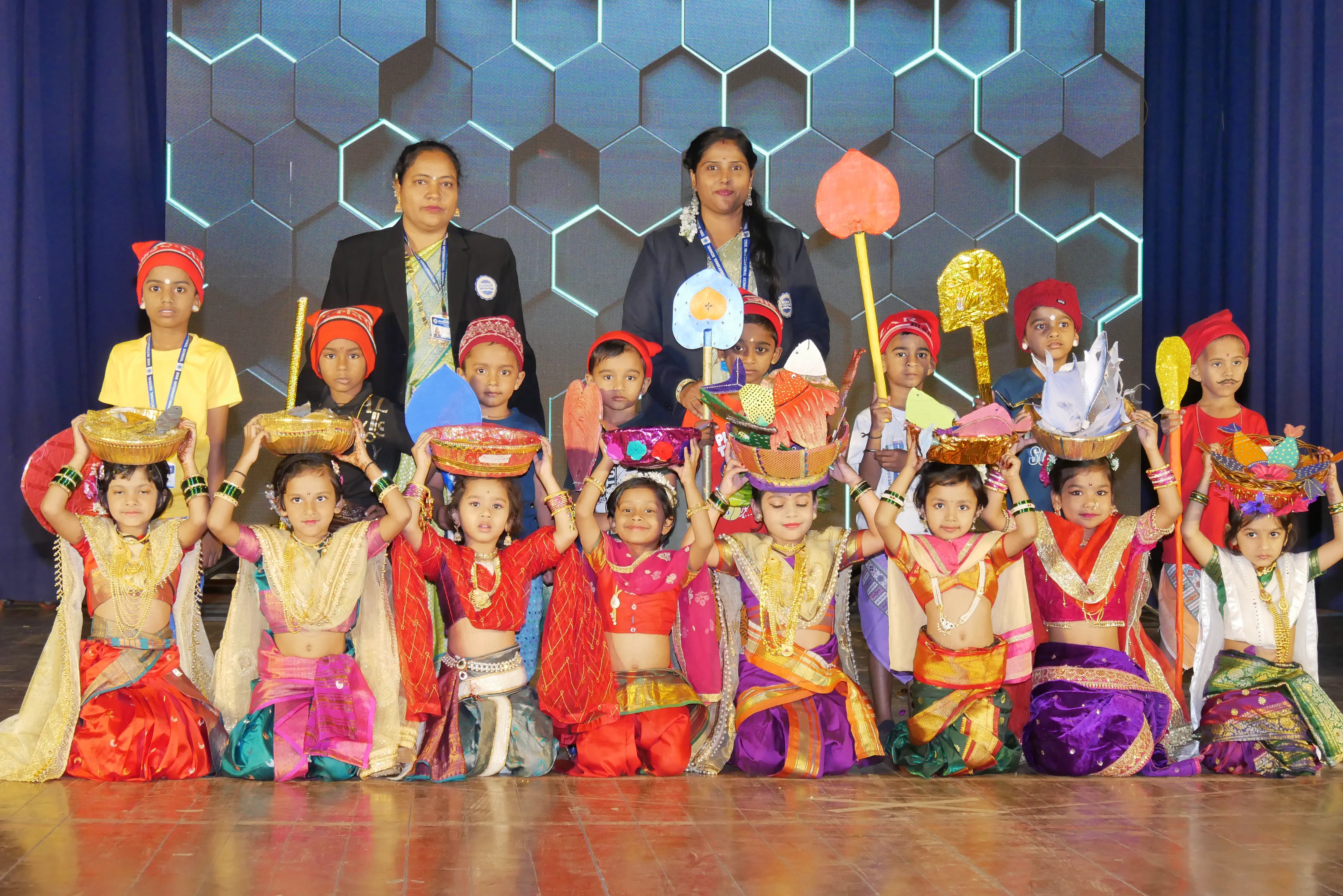 Grand celebration at SMK International School.